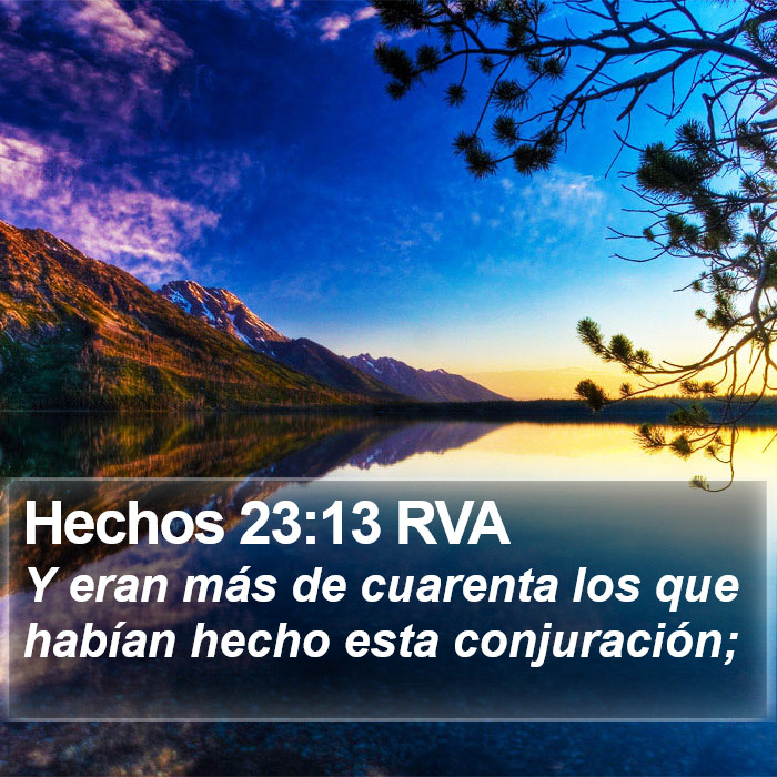 Hechos 23:13 RVA Bible Study