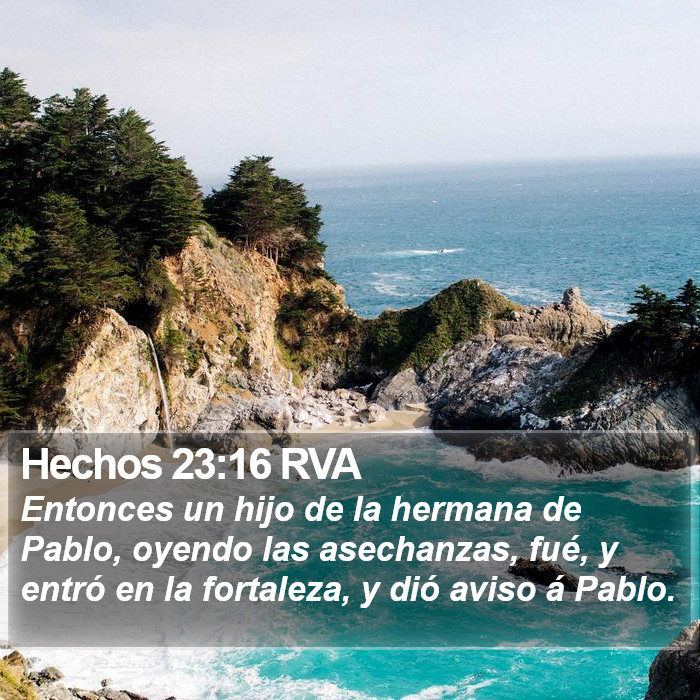 Hechos 23:16 RVA Bible Study