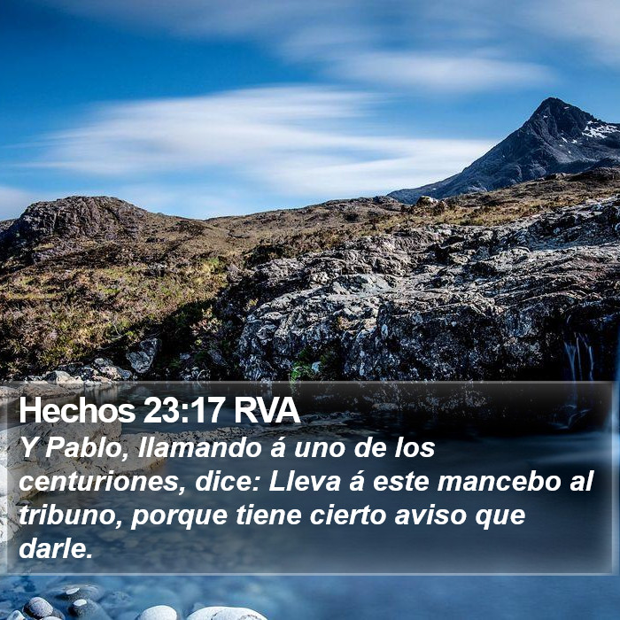 Hechos 23:17 RVA Bible Study