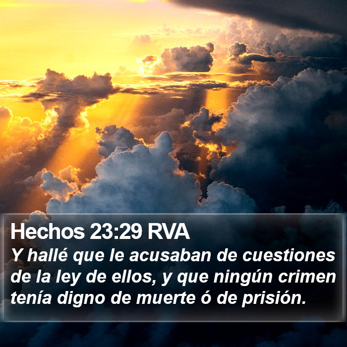 Hechos 23:29 RVA Bible Study