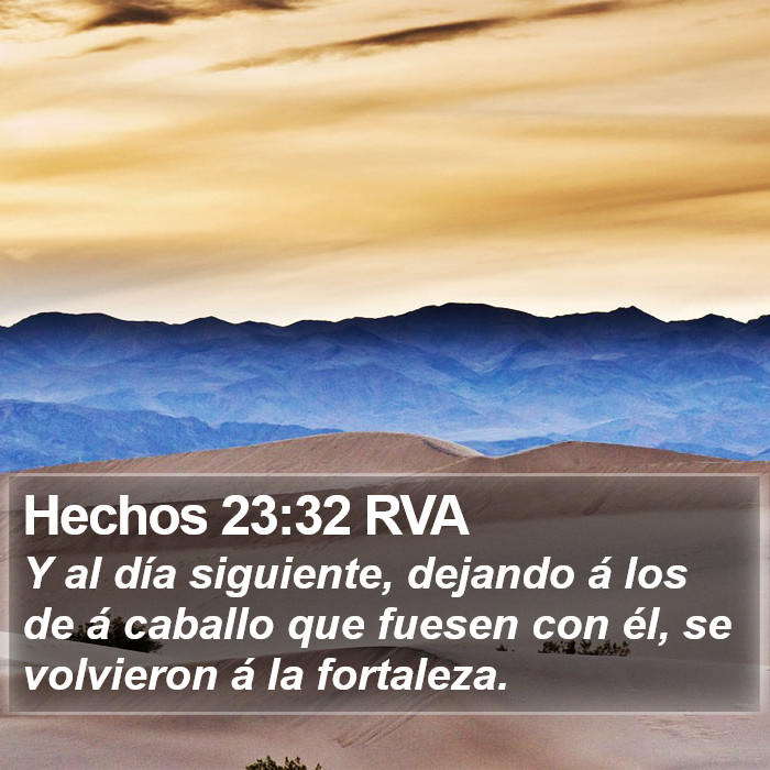 Hechos 23:32 RVA Bible Study