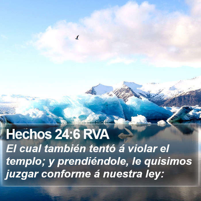 Hechos 24:6 RVA Bible Study