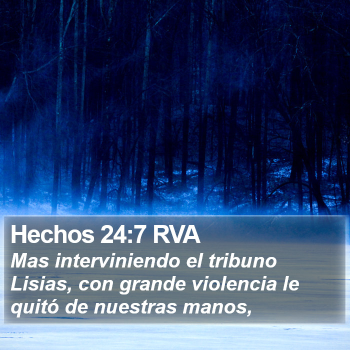 Hechos 24:7 RVA Bible Study