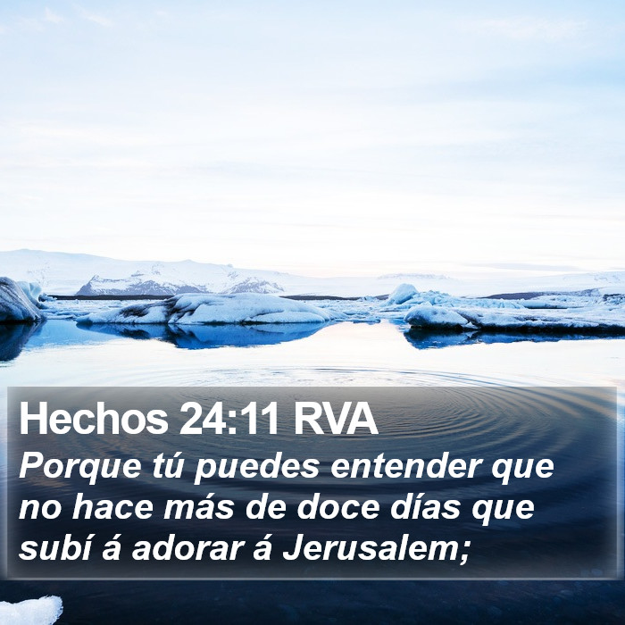 Hechos 24:11 RVA Bible Study