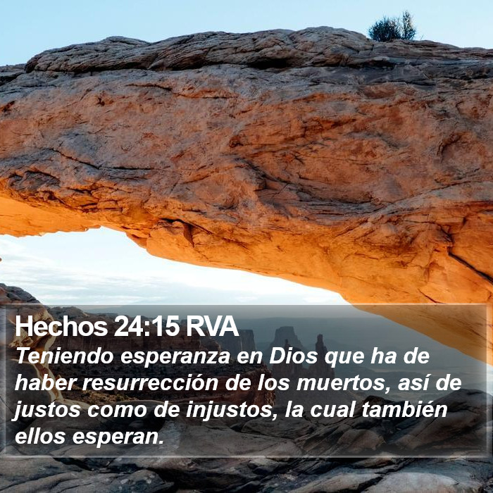 Hechos 24:15 RVA Bible Study