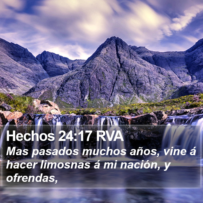 Hechos 24:17 RVA Bible Study