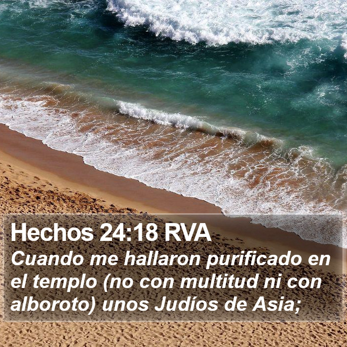 Hechos 24:18 RVA Bible Study