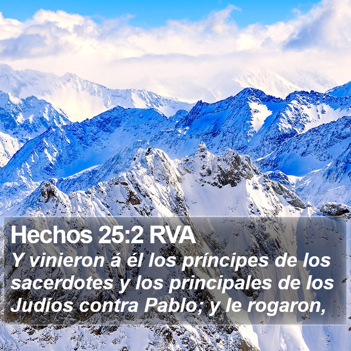 Hechos 25:2 RVA Bible Study