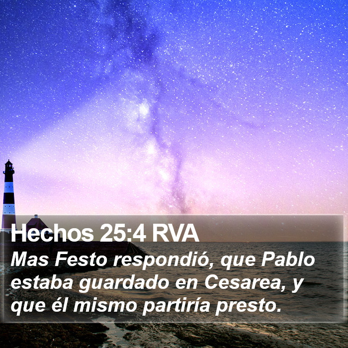 Hechos 25:4 RVA Bible Study