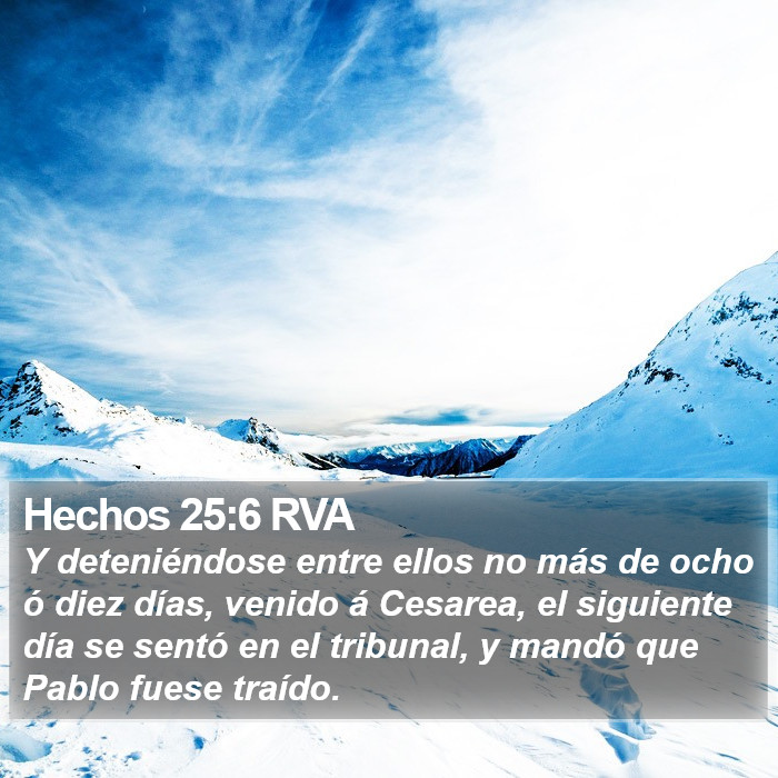 Hechos 25:6 RVA Bible Study