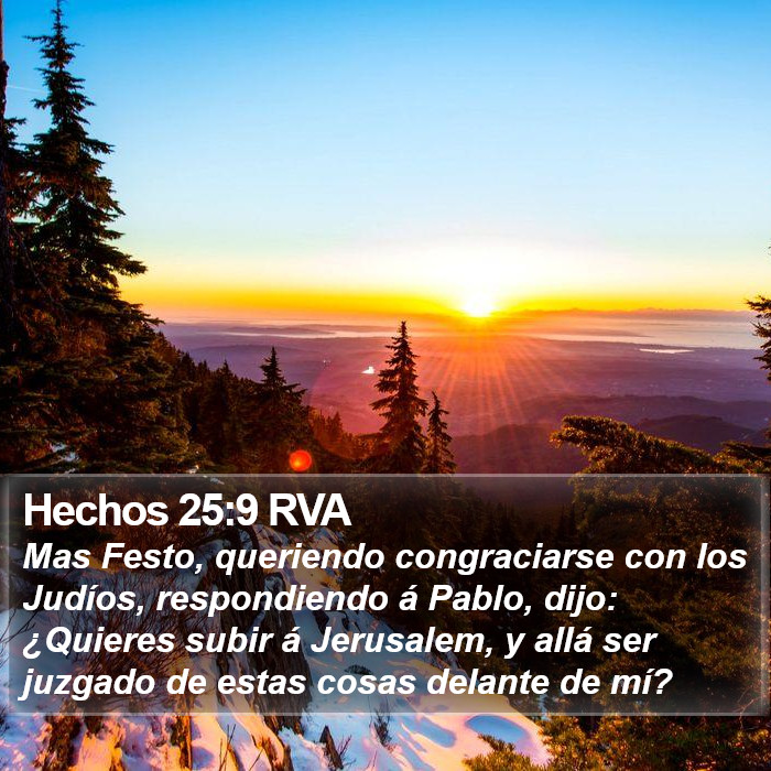 Hechos 25:9 RVA Bible Study