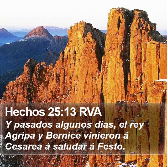 Hechos 25:13 RVA Bible Study