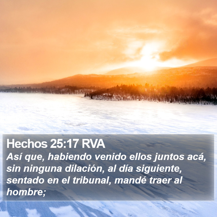 Hechos 25:17 RVA Bible Study