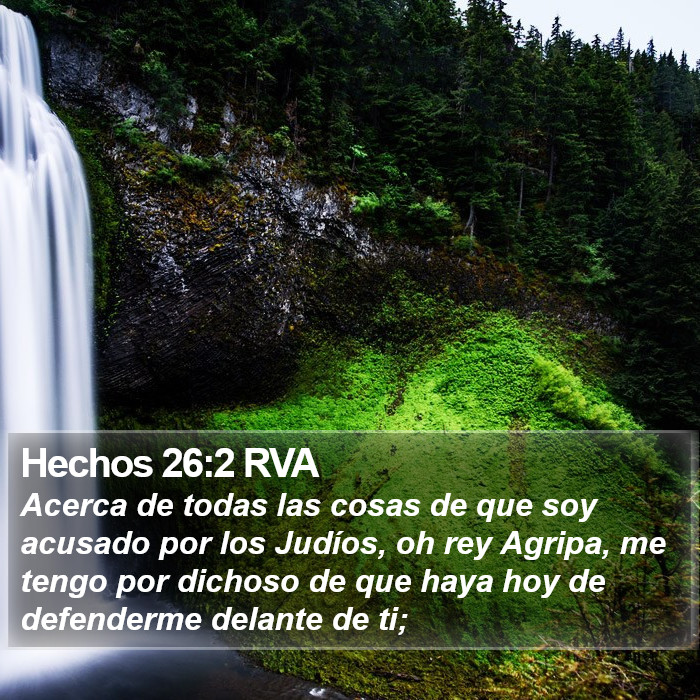 Hechos 26:2 RVA Bible Study