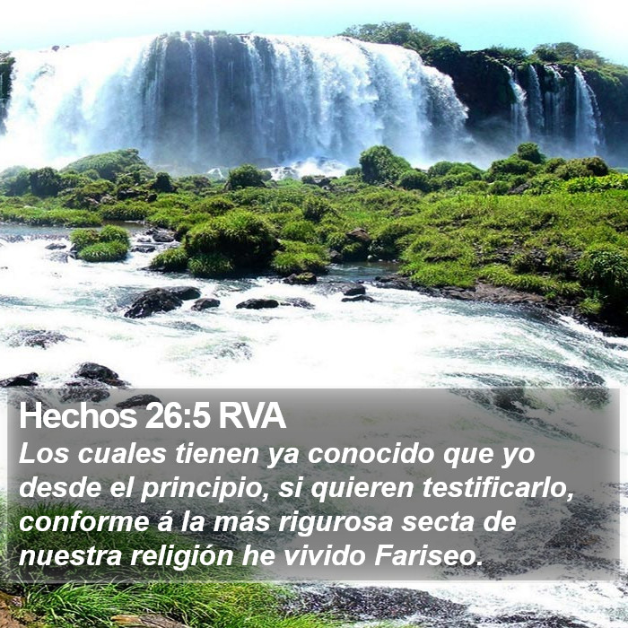 Hechos 26:5 RVA Bible Study