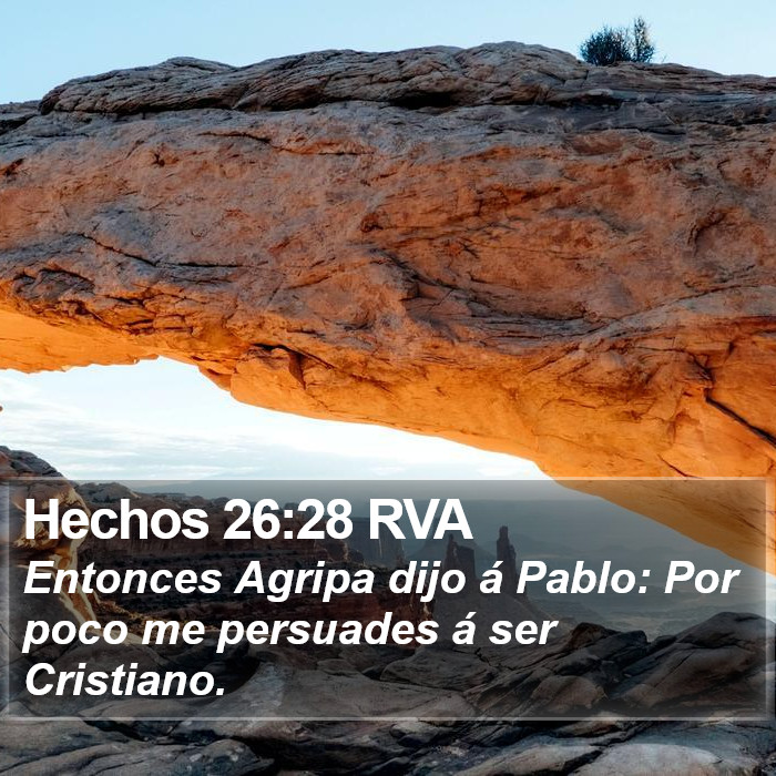 Hechos 26:28 RVA Bible Study