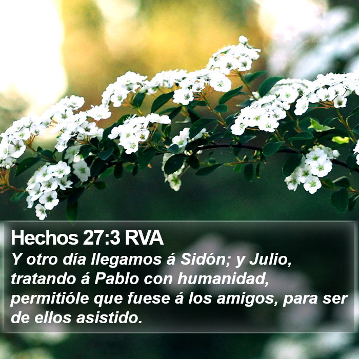 Hechos 27:3 RVA Bible Study