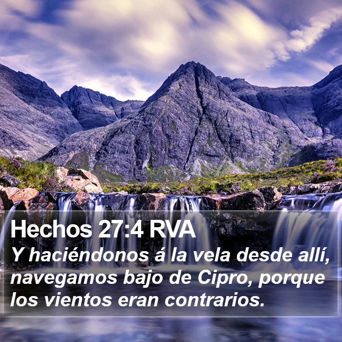 Hechos 27:4 RVA Bible Study