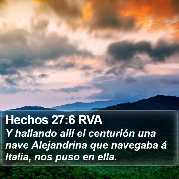 Hechos 27:6 RVA Bible Study