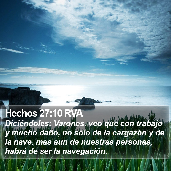 Hechos 27:10 RVA Bible Study