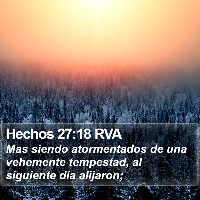 Hechos 27:18 RVA Bible Study