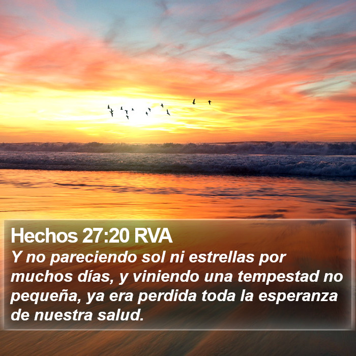 Hechos 27:20 RVA Bible Study