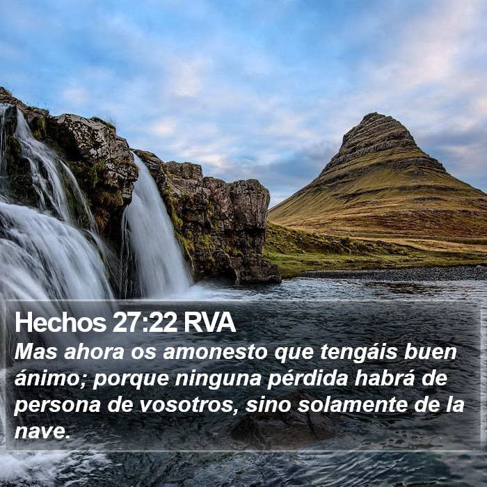 Hechos 27:22 RVA Bible Study