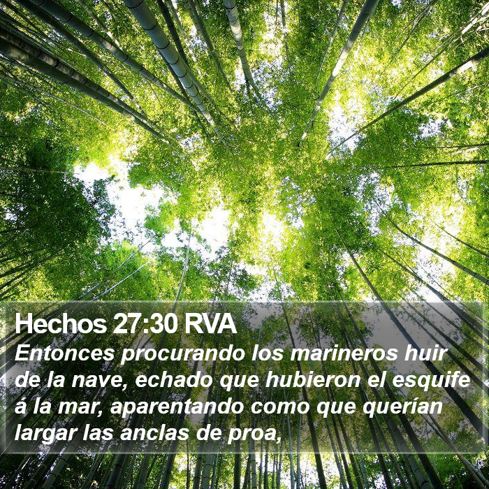 Hechos 27:30 RVA Bible Study