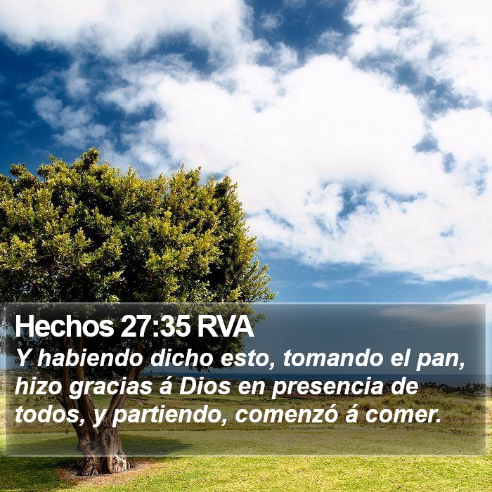 Hechos 27:35 RVA Bible Study