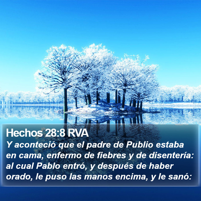 Hechos 28:8 RVA Bible Study