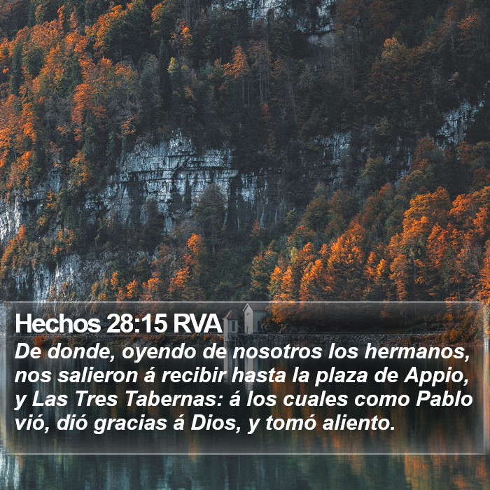 Hechos 28:15 RVA Bible Study