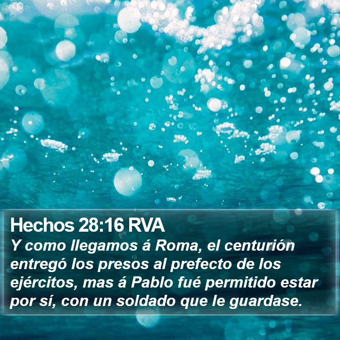 Hechos 28:16 RVA Bible Study