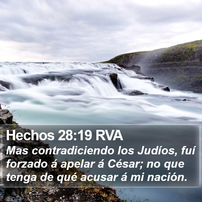 Hechos 28:19 RVA Bible Study