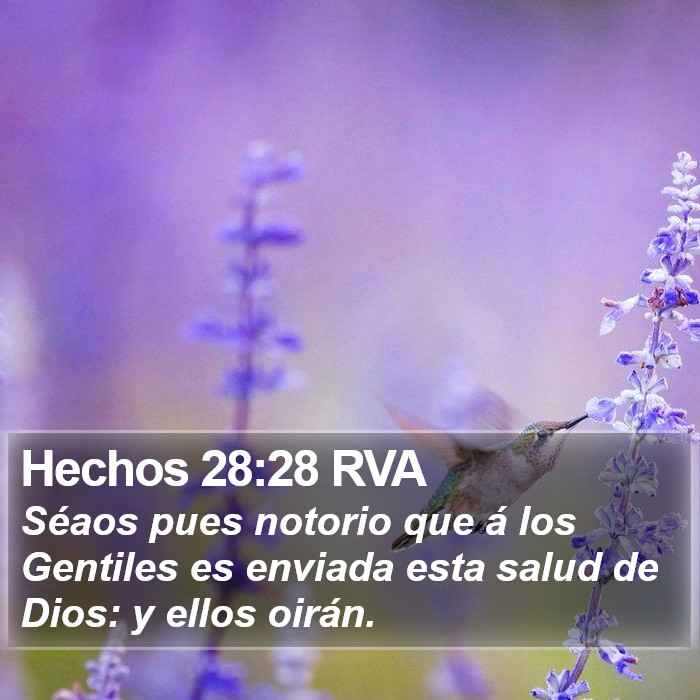 Hechos 28:28 RVA Bible Study