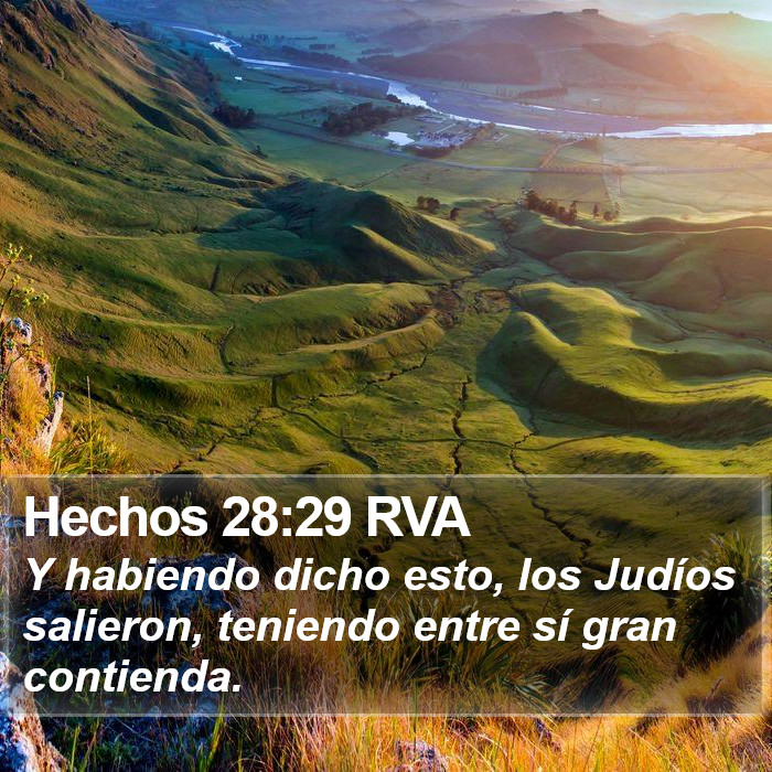 Hechos 28:29 RVA Bible Study