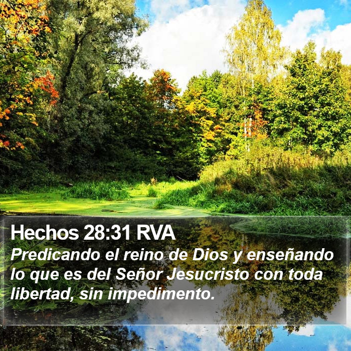 Hechos 28:31 RVA Bible Study