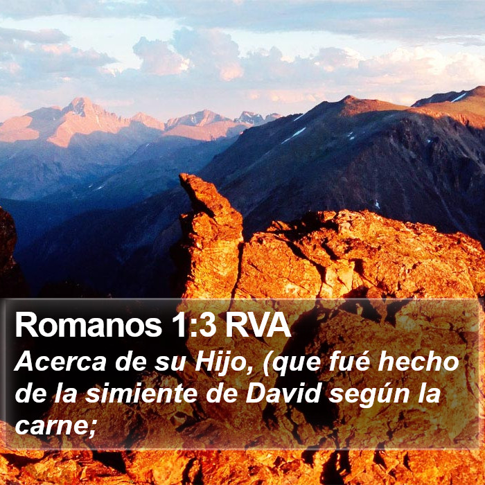 Romanos 1:3 RVA Bible Study