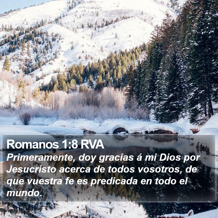 Romanos 1:8 RVA Bible Study