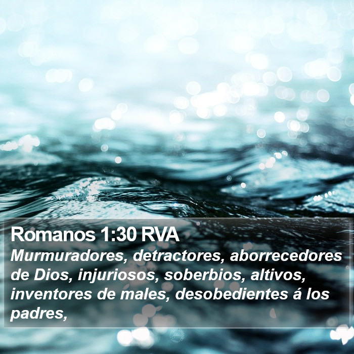 Romanos 1:30 RVA Bible Study