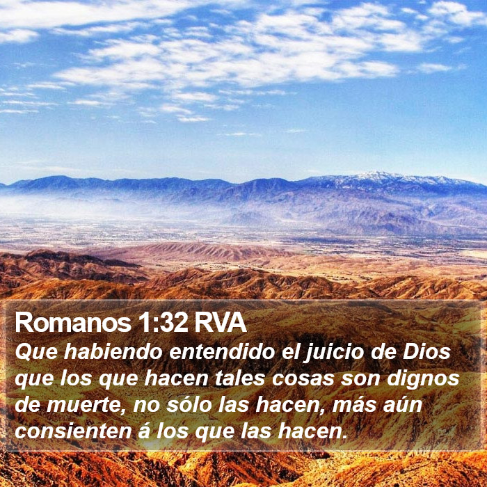 Romanos 1:32 RVA Bible Study