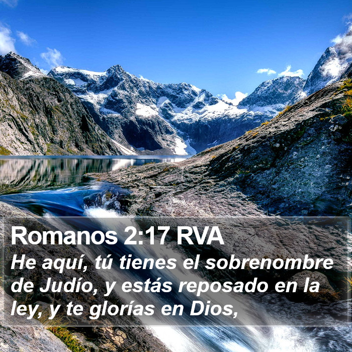 Romanos 2:17 RVA Bible Study