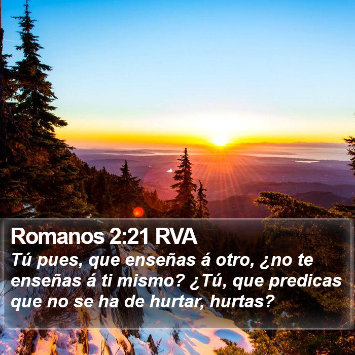 Romanos 2:21 RVA Bible Study