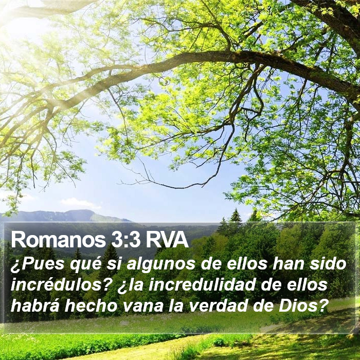 Romanos 3:3 RVA Bible Study