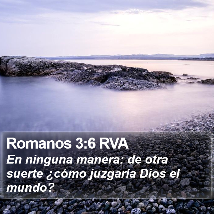 Romanos 3:6 RVA Bible Study