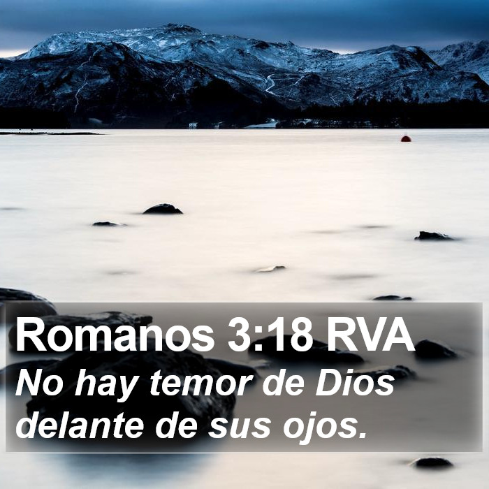 Romanos 3:18 RVA Bible Study