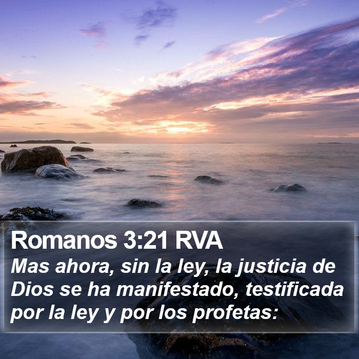 Romanos 3:21 RVA Bible Study