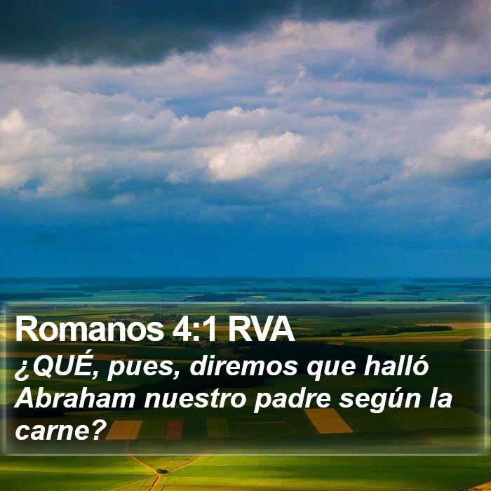 Romanos 4:1 RVA Bible Study