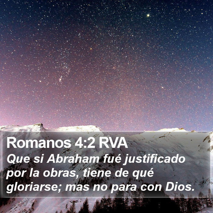 Romanos 4:2 RVA Bible Study