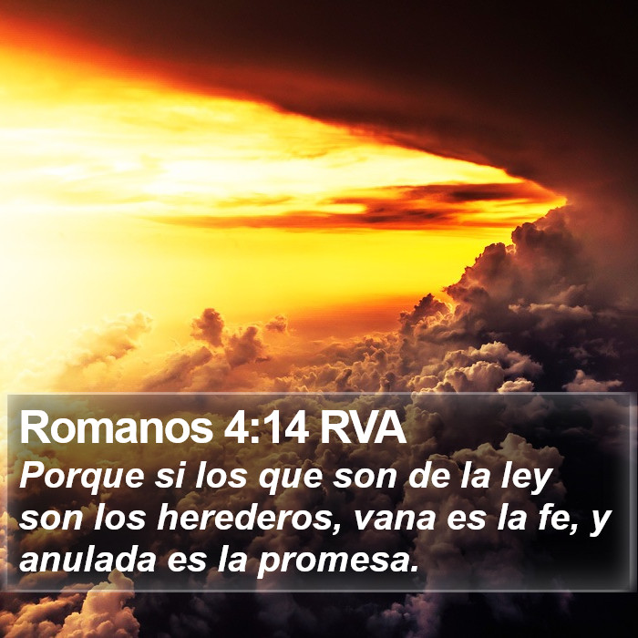 Romanos 4:14 RVA Bible Study