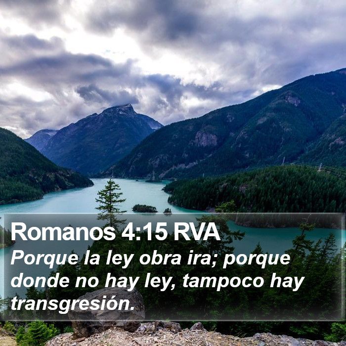 Romanos 4:15 RVA Bible Study